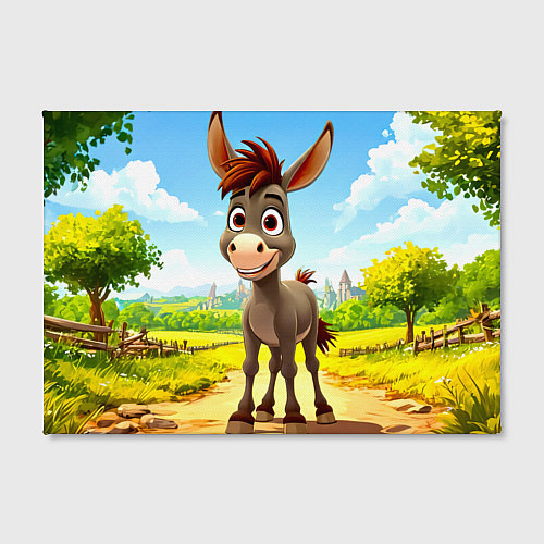 Картина прямоугольная Ослик / 3D-принт – фото 2