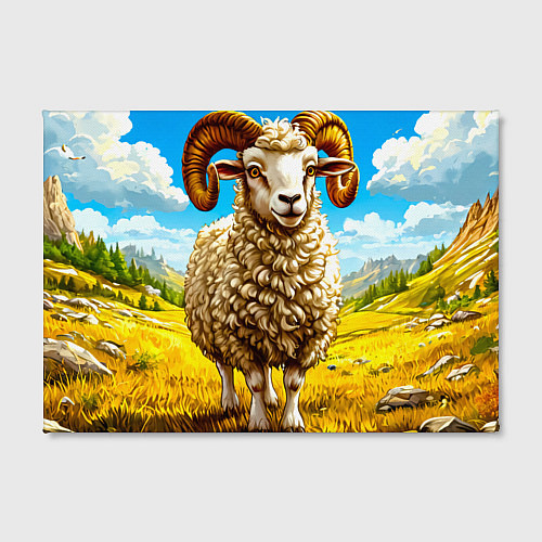 Картина прямоугольная Баран / 3D-принт – фото 2