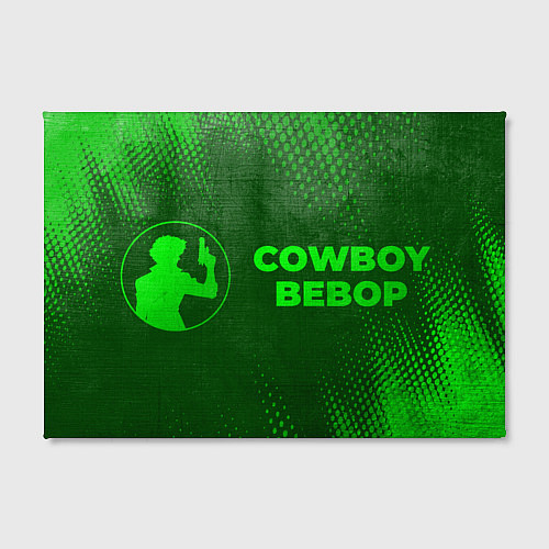 Картина прямоугольная Cowboy Bebop - green gradient по-горизонтали / 3D-принт – фото 2