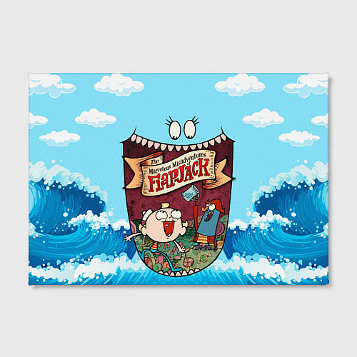 Картина прямоугольная The marvelous misadventures of Flapjack / 3D-принт – фото 2