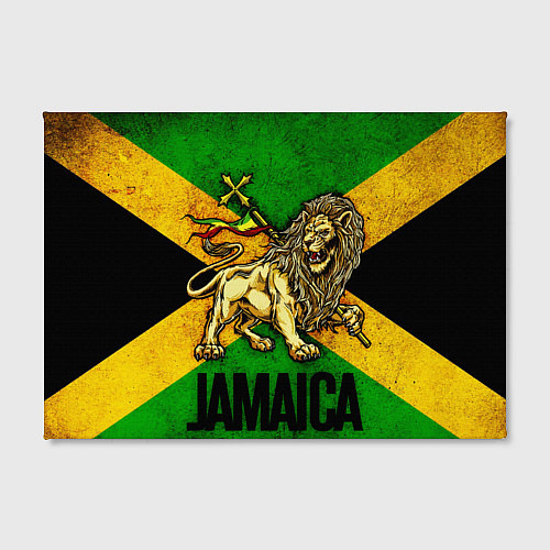 Картина прямоугольная Jamaica lion flag / 3D-принт – фото 2