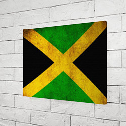 Холст прямоугольный Jamaica flag, цвет: 3D-принт — фото 2