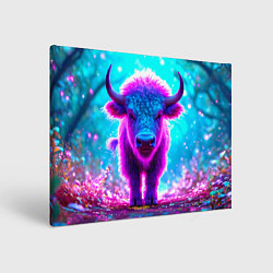 Холст прямоугольный Белый буйвол, цвет: 3D-принт