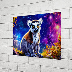 Холст прямоугольный Лемур и звездная ночь, цвет: 3D-принт — фото 2