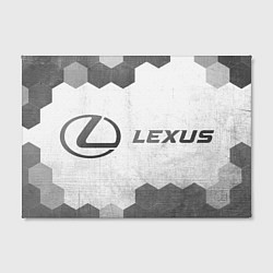 Холст прямоугольный Lexus - white gradient по-горизонтали, цвет: 3D-принт — фото 2