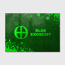 Холст прямоугольный Blue Exorcist - green gradient по-горизонтали, цвет: 3D-принт — фото 2