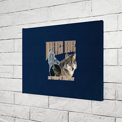 Холст прямоугольный Волки в ночи, цвет: 3D-принт — фото 2