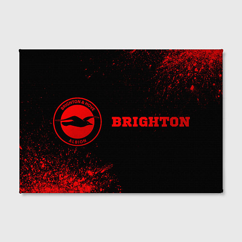 Картина прямоугольная Brighton - red gradient по-горизонтали / 3D-принт – фото 2