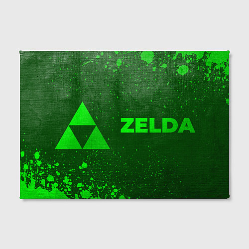 Картина прямоугольная Zelda - green gradient по-горизонтали / 3D-принт – фото 2