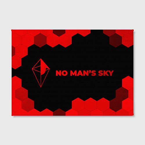 Картина прямоугольная No Mans Sky - red gradient по-горизонтали / 3D-принт – фото 2