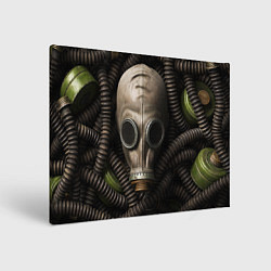 Холст прямоугольный Авто рожденные в СССР, цвет: 3D-принт