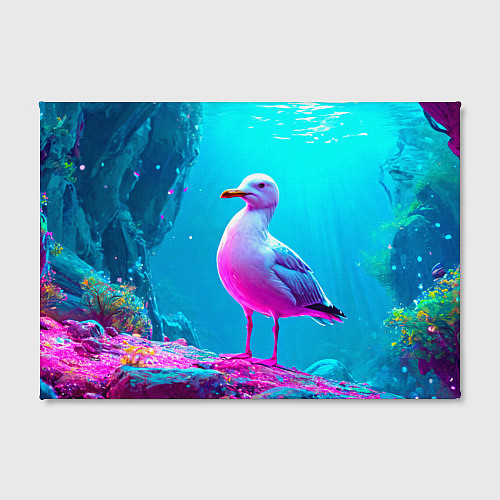 Картина прямоугольная Подводная чайка / 3D-принт – фото 2