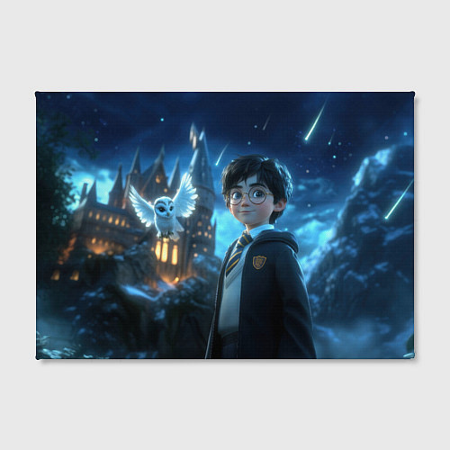 Картина прямоугольная Гарри Поттер и сова / 3D-принт – фото 2