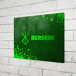 Холст прямоугольный Berserk - green gradient по-горизонтали, цвет: 3D-принт — фото 2