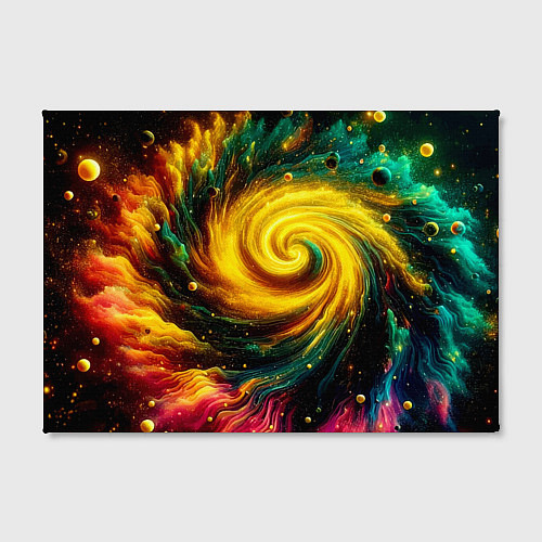 Картина прямоугольная Neon space - ai art fantasy / 3D-принт – фото 2
