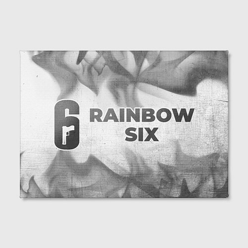 Картина прямоугольная Rainbow Six - white gradient по-горизонтали / 3D-принт – фото 2