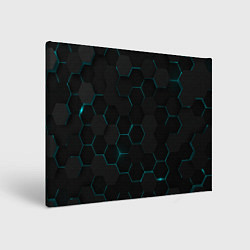 Холст прямоугольный Honeycombs, цвет: 3D-принт