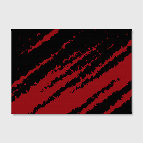 Картина прямоугольная The color is red and black / 3D-принт – фото 2