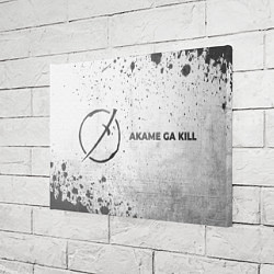 Холст прямоугольный Akame ga Kill - white gradient по-горизонтали, цвет: 3D-принт — фото 2