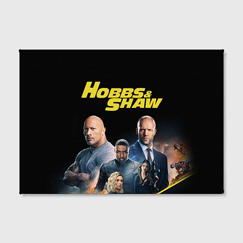 Картина прямоугольная Hobbs & Shaw / 3D-принт – фото 2