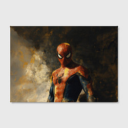Холст прямоугольный Человек-паук портрет, цвет: 3D-принт — фото 2