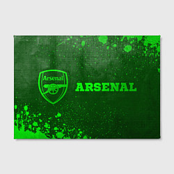 Холст прямоугольный Arsenal - green gradient по-горизонтали, цвет: 3D-принт — фото 2