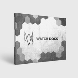 Картина прямоугольная Watch Dogs - white gradient по-горизонтали