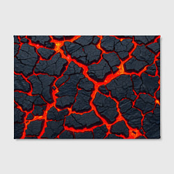 Холст прямоугольный Текущая в породе лава, цвет: 3D-принт — фото 2