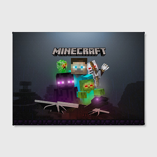 Картина прямоугольная End and peace - Minecraft / 3D-принт – фото 2