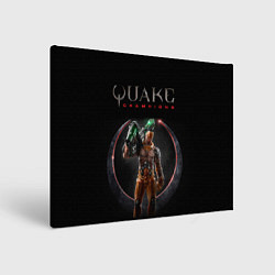 Холст прямоугольный Quake champions - Visor, цвет: 3D-принт