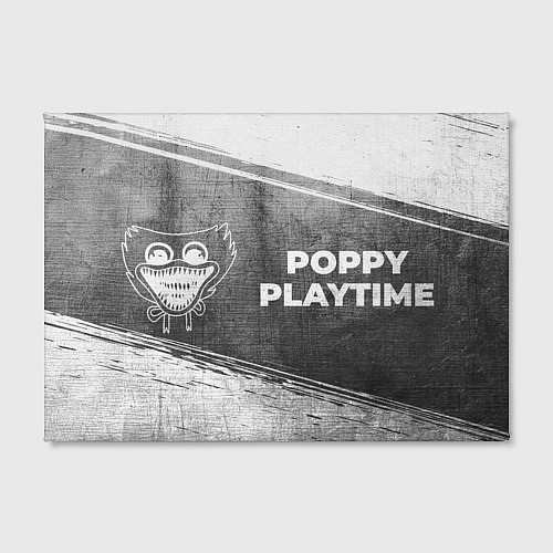 Картина прямоугольная Poppy Playtime - grey gradient по-горизонтали / 3D-принт – фото 2