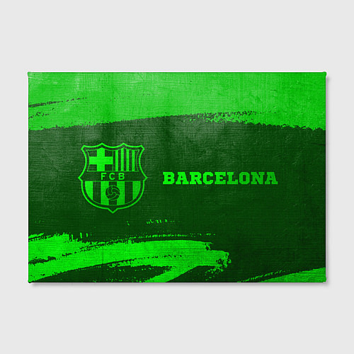 Картина прямоугольная Barcelona - green gradient по-горизонтали / 3D-принт – фото 2
