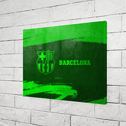 Холст прямоугольный Barcelona - green gradient по-горизонтали, цвет: 3D-принт — фото 2