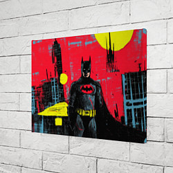 Холст прямоугольный Бэтмен красками, цвет: 3D-принт — фото 2