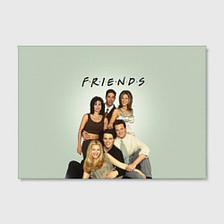 Холст прямоугольный Американский сериал - Друзья, цвет: 3D-принт — фото 2