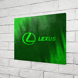 Холст прямоугольный Lexus - green gradient по-горизонтали, цвет: 3D-принт — фото 2