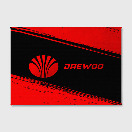 Картина прямоугольная Daewoo - red gradient по-горизонтали / 3D-принт – фото 2