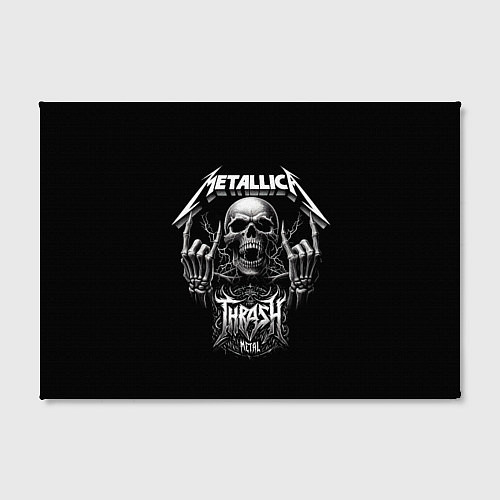 Картина прямоугольная Thrash metal - Metallica group / 3D-принт – фото 2