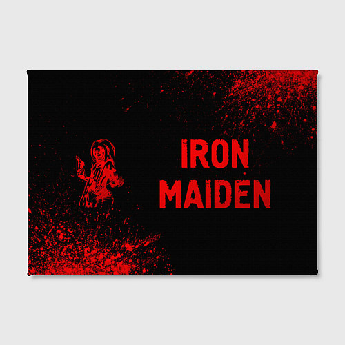 Картина прямоугольная Iron Maiden - red gradient по-горизонтали / 3D-принт – фото 2