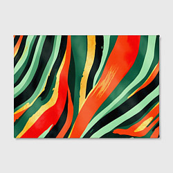 Холст прямоугольный Тропическая жаркая абстракция, цвет: 3D-принт — фото 2