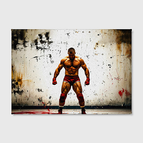 Картина прямоугольная Реслер на белом / 3D-принт – фото 2