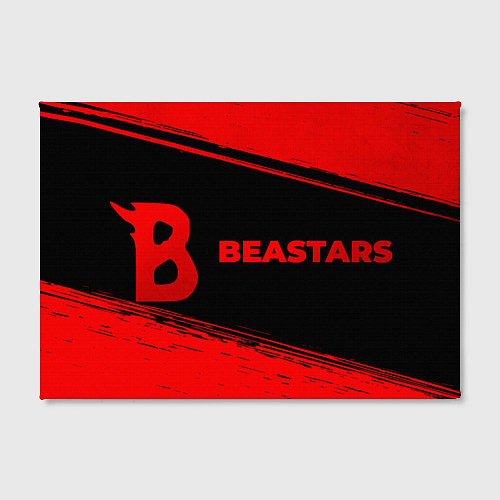 Картина прямоугольная Beastars - red gradient по-горизонтали / 3D-принт – фото 2