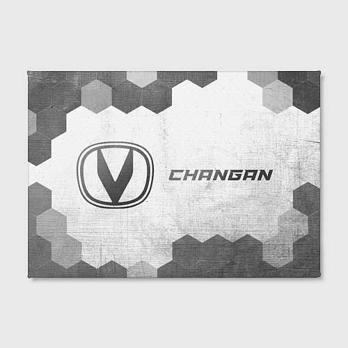 Картина прямоугольная Changan - white gradient по-горизонтали / 3D-принт – фото 2