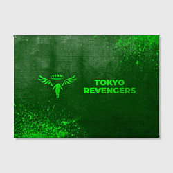 Холст прямоугольный Tokyo Revengers - green gradient по-горизонтали, цвет: 3D-принт — фото 2