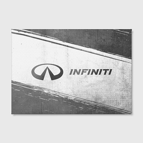 Картина прямоугольная Infiniti - white gradient по-горизонтали / 3D-принт – фото 2