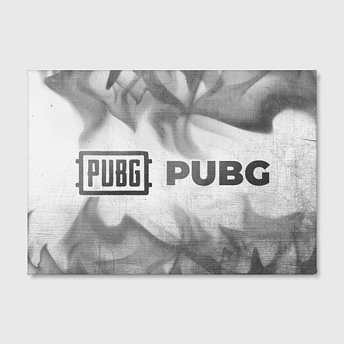 Картина прямоугольная PUBG - white gradient по-горизонтали / 3D-принт – фото 2