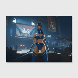 Холст прямоугольный Китана в стойке, цвет: 3D-принт — фото 2