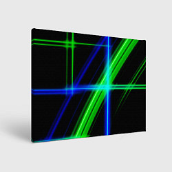 Картина прямоугольная Color blue black green
