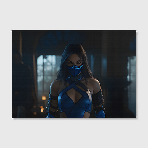 Картина прямоугольная Китана в маске / 3D-принт – фото 2
