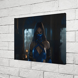 Холст прямоугольный Китана в маске, цвет: 3D-принт — фото 2